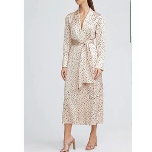 Significant Other Amara Dress Cream and Black Polka Dot Size 2 NEW